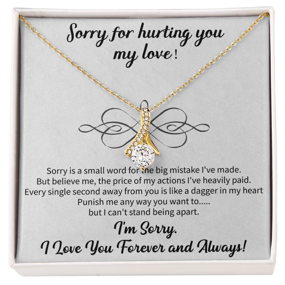 Sorry for Hurting you my love Alluring Beauty Necklace - Beauty Belliss